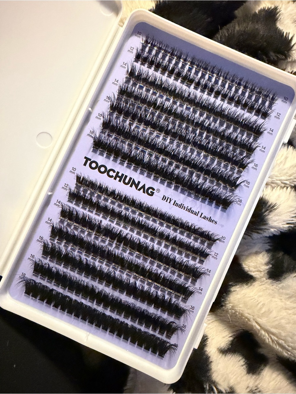 TOOCHUNAG Individual Cluster Lashes - Black